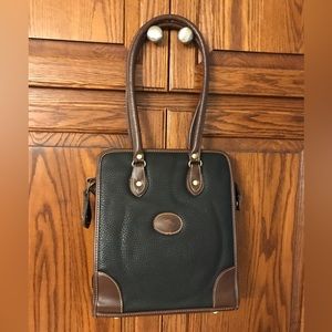 Black and Brown Leather Hand Bag